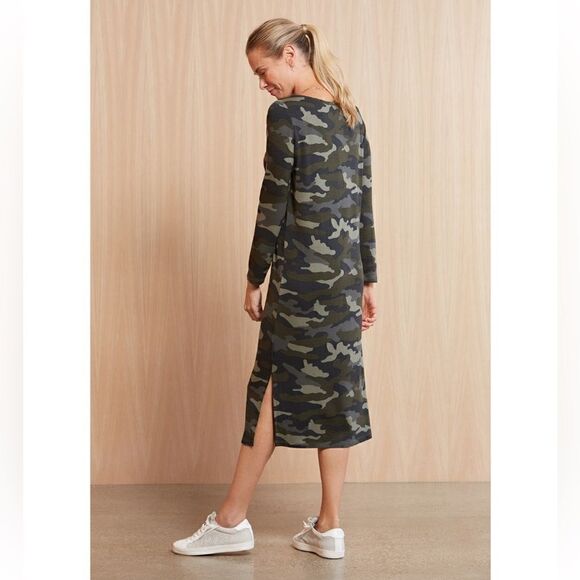 NWT BB Dakota Can You See Me Now camo midi dress - Picture 7 of 9